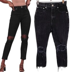 Abercrombie & Fitch Black High Rise Women Jeans